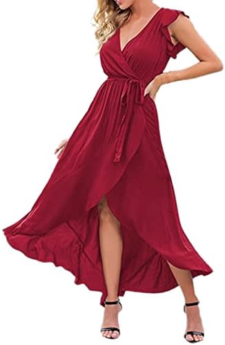 Рокля iQKA за погребението на жената е дълга елегантна рокля с едно рамо, в елегантна вечерна рокля, секси рокля