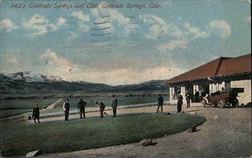 Колорадо Спрингс голф клуб Колорадо Спрингс Co оригиналната Антични картичка 1923